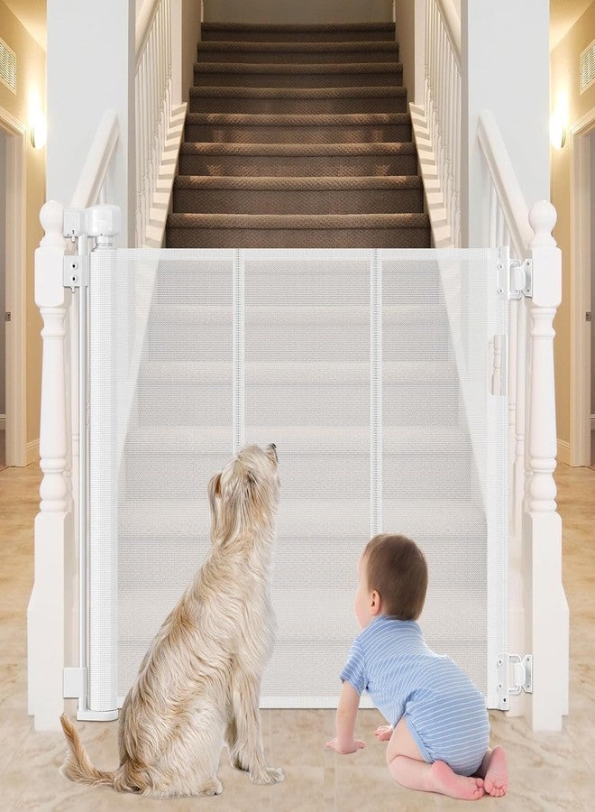 Vroxy 55" Kid Safety Gate, Stairs Safety Gate Balcony Railing, Staircase Safety Net for Babies and Pets, for Stairs Doors Hollow(1Pcs) - Image 1